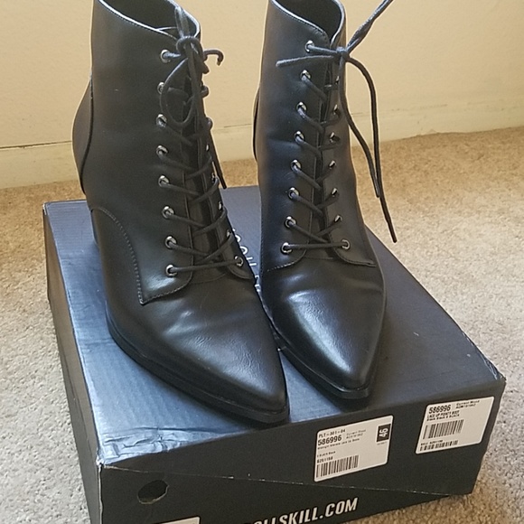 Dolls Kill Shoes - Dolls Kill black witch ankle boot